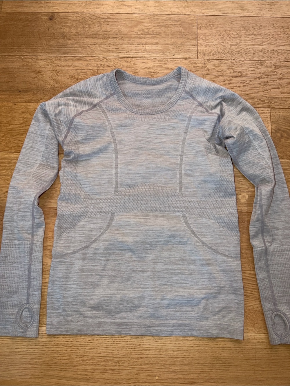 MEAS Performance Seamless Tee Size 8 Medium Gray